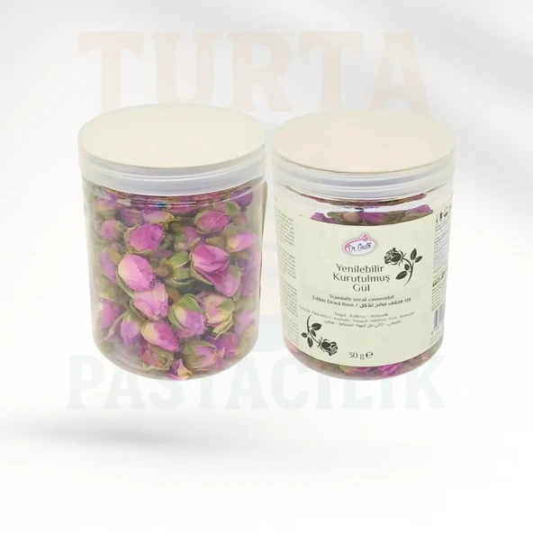 DR.GUSTO YENİLEBİLİR GÜL 30 GR PEMBE ürün görseli 1