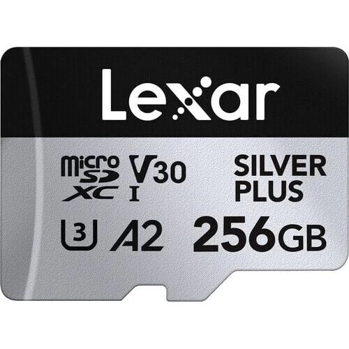 Lexar 256GB 205 MB/s Silver Plus Micro SD Hafıza Kartı - Resim 2