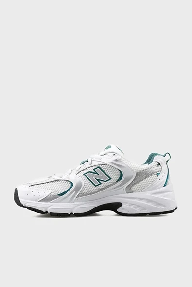 New Balance 530 MR530AB Beyaz & Yeşil Unisex Yürüyüş/Koşu Ayakkabısı - Resim 2