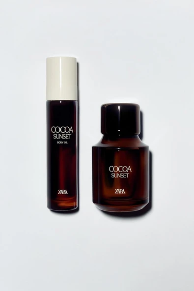 ZARA COCOA SUNSET & BODY OIL 100ML (3.4 FL. - Resim 3