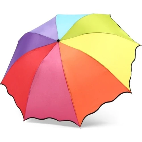 Marlux Gökkuşağı Renkli Kadın Şemsiye - Resim 2
