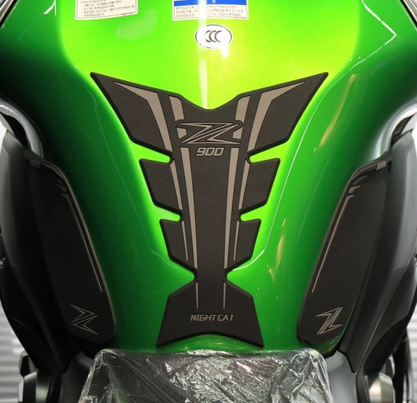 Night Cat Kawasaki Z900 Motosiklet Benzin Deposu Koruyucu Ped - Resim 6