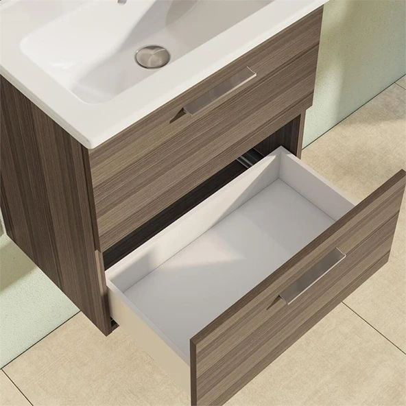 Mia 80 cm Cordoba Çekmeceli Banyo Dolabı Takımı 75101 - Resim 4