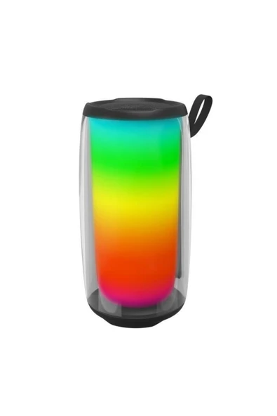 BTS-1953 RGB İşikli Radyolu Taşınabilir Bluetooth Hoparlör - Resim 4