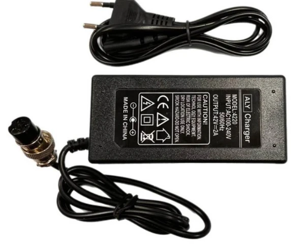 42V 2A 3 PIN MAYK UÇLU SCOOTER ŞARJI ONVO ürün görseli
