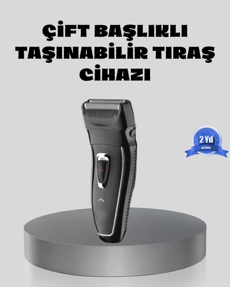 Erkek Tıraş Makinesi Kablosuz Kuru Tıraş Folyo Başlık Yıkanabilir Gövde ürün görseli 1