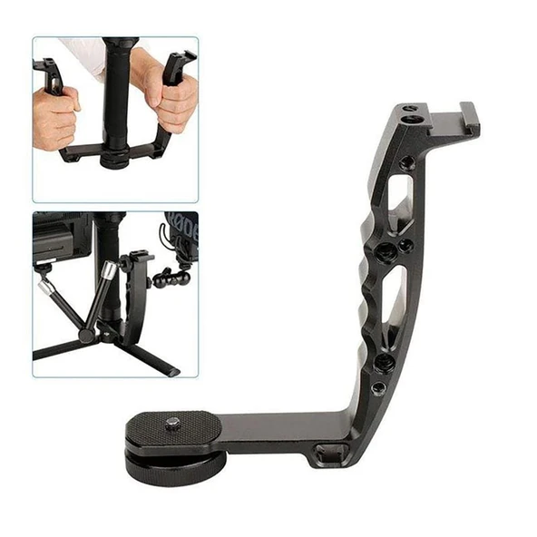 UuRig DH03 DJI ve Zhiyun Gimballar İçin L Bracket - Resim 2