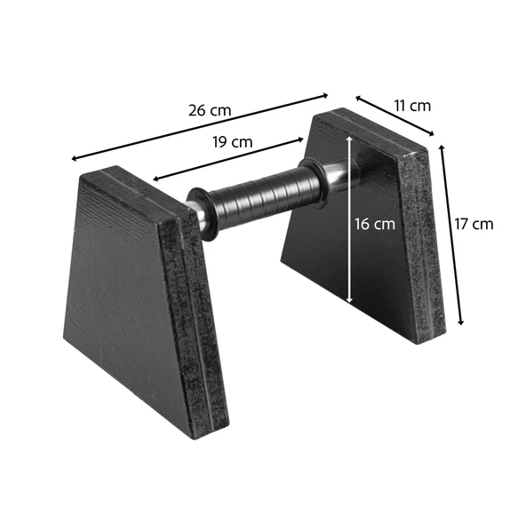 PS SPOR Ahşap Şınav Barı, Amut Barı, Paralel Bar ( Beyaz ) - Resim 8