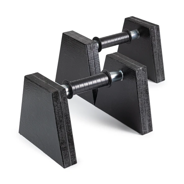 PS SPOR Ahşap Şınav Barı, Amut Barı, Paralel Bar (Siyah) - Resim 3