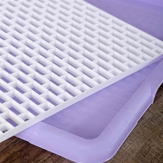 OLLEVRA Pratik Lavabo Tezgah Üstü Bulaşık Kurutmalığı Süzmatik 22x40 cm - Resim 5