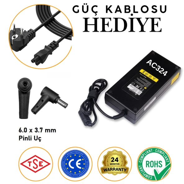Asus ADP-150CH B 180w Pinli Uç Laptop Adaptör Şarj Cihazı ürün görseli 1