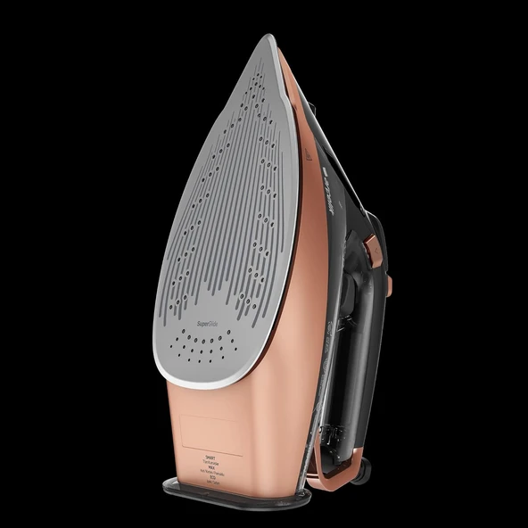 Arçelik AriaTM Expert BEU 9030 D Buharlı Ütü, SuperGlide Seramik Taban, Siyah ve Bakır, 3000W, 31.5x16x12 cm, Otomatik Kireç Temizleme, 280g Şok Buhar - Resim 3