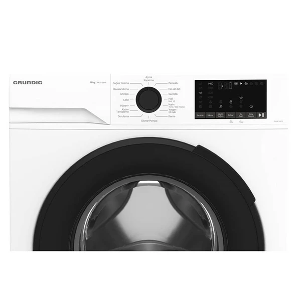 Grundig GPWM 114613 11 kg 1400 Devir Beyaz Çamaşır Makinesi - Resim 3