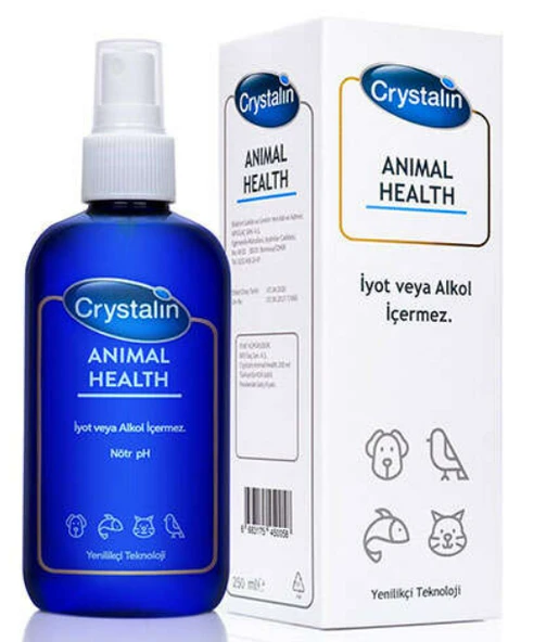 Crystalin Animal Health 250 ML ( Yara Bakım Solüsyonu ve Dezenfektan ) ürün görseli 1