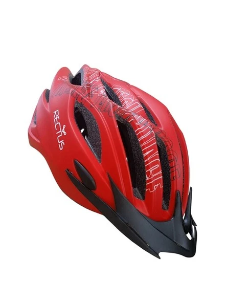 BİSİKLET KASKI YETİŞKİN VİZÖRLÜ LED IŞIKLI BEDEN 58/61 ürün görseli 1