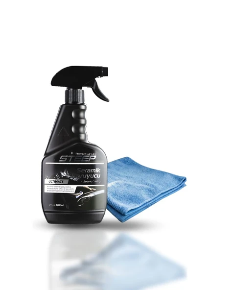 STEEP Ultimate Seramik Boya Koruyucu 500 Ml Mikrofiber Bez 40X40 ürün görseli 1