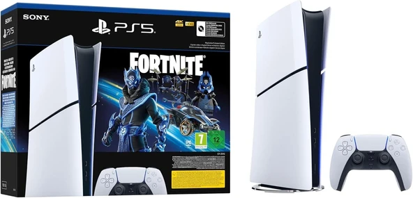 PS5 Slim Digital + Fortnite Bundle Oyun Konsolu ürün görseli 1