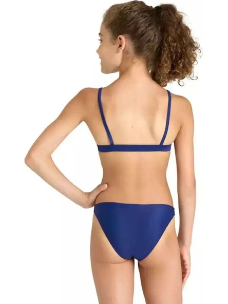 Arena Girls Graphic Swimsuit Bikini Triangle Kız Çocuk Bikini Alt Üst 006209700 - Resim 2