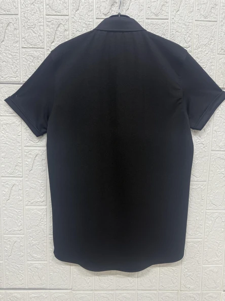 Kısa Kollu Düğmeli Gömlek - Resim 4