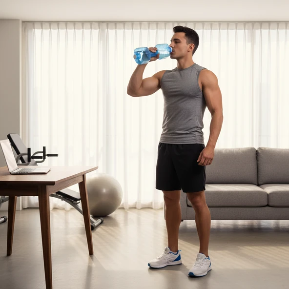 PS SPOR 1,5 KG X 2 AD DAMBIL VEYA 1500 ML SULUK MAVİ - Resim 3