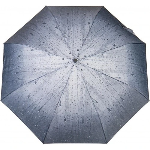 Marlux Yağmur Damla Desenli Otomatik Çanta Boy Bayan Şemsiyesi - Resim 3