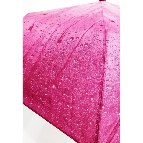 Marlux Yağmur Damla Desenli Otomatik Çanta Boy Bayan Şemsiyesi - Resim 4