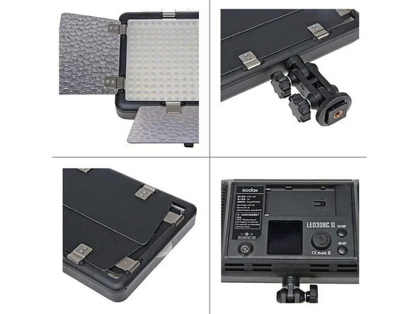 Godox LED308W II Beyaz Video Işığı (Tehşir Ürünüdür) - Resim 2