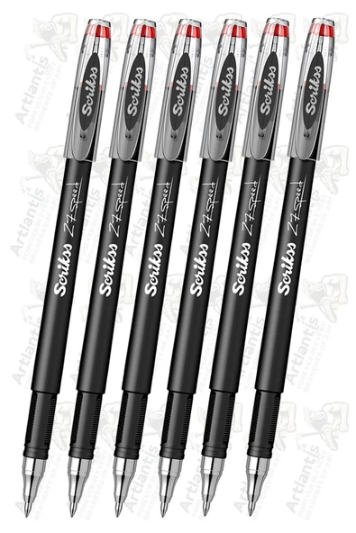 Kırmızı Pilot Kalem Speed 27 6 Adet Scrikss Pilot Kalem 0.7 mm Roller Uçlu Pilot Kalem İnce Uçlu Likit Mürekkepli Pilot ürün görseli 1