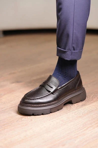 Tetri K416 Ramonelli Model Gerçek Deri El Yapımı Erkek Kahve Casual Ayakkabı ürün görseli 1