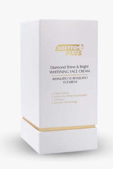 SOFTTO PLUS BEYAZLATICI VE AYDINLATICI YÜZ KREMİ 100 ML - Resim 2