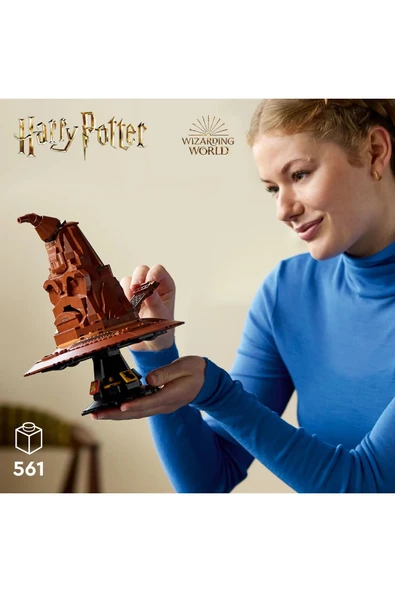 ® Harry Potter™ Konuşan Seçmen Şapka 76429 - Yetişkin için Koleksiyonluk Model Yapım Seti (561P) - Resim 5