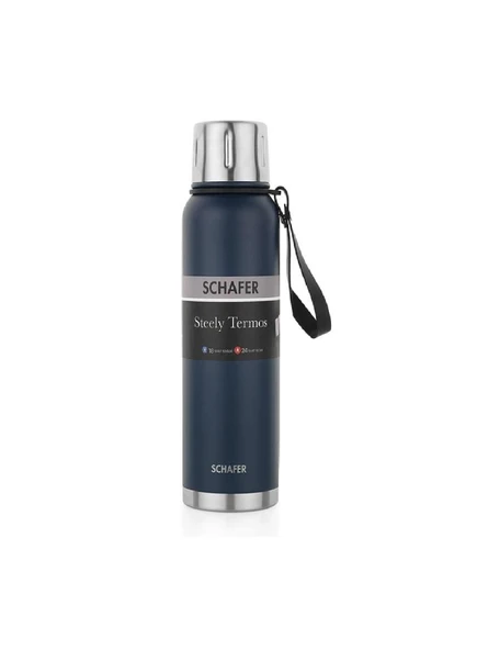 Schafer Steely Termos 1 L-Lacivert ürün görseli 1