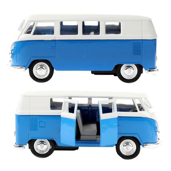 Welly 1963 Volkswagen T1 Bus 1/24 Model Araba - Resim 2