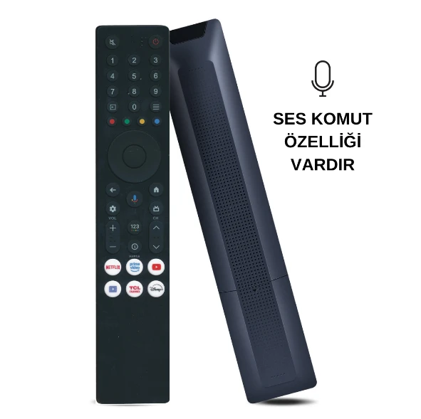 TCL RC 833A FMB1 SES KOMUTLU TV KUMANDASI ürün görseli