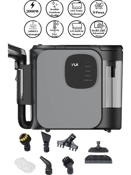 Yui X300 Pro Max 2000 W Buharlı Halı ve Koltuk Yıkama Makinesi-Buharlı Temizlik Makinesi ürün görseli