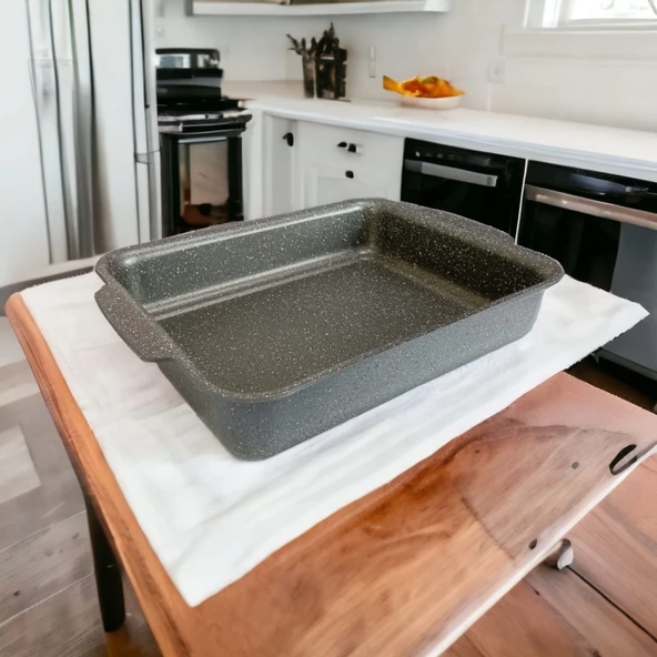 Grandeur Alüminyum Dikdörtgen Fırın Tepsisi - Resim 2