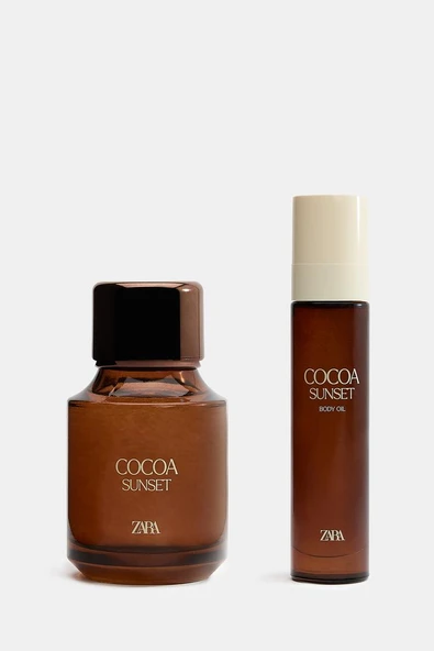 ZARA COCOA SUNSET & BODY OIL 100ML (3.4 FL. - Resim 4