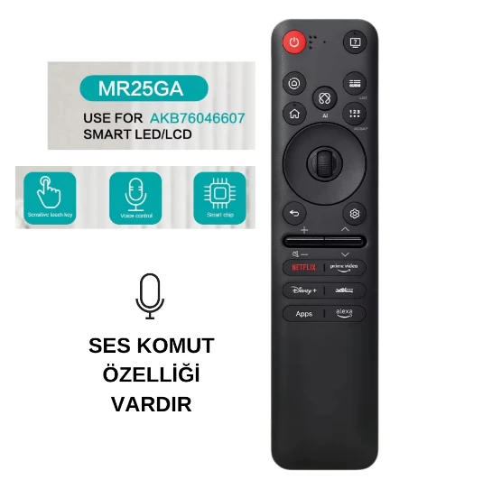 LG MR25GA (AKB76046607) SES KOMUTLU SİHİRLİ KUMANDA ürün görseli