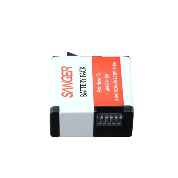 Sanger AHDBT-1301 Hero 13 Aksiyon Kamera Batarya 2500mAh - Resim 2