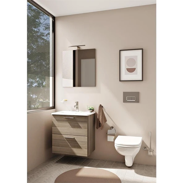 Mia 80 cm Cordoba Çekmeceli Banyo Dolabı Takımı 75101 - Resim 5