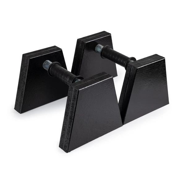 PS SPOR Ahşap Şınav Barı, Amut Barı, Paralel Bar (Siyah) - Resim 4