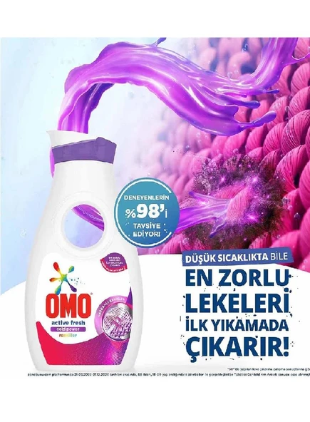 OMO MATİK SIVI ÇAMAŞIR DETERJANI 910 ML - Resim 2