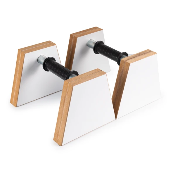 PS SPOR Ahşap Şınav Barı, Amut Barı, Paralel Bar ( Beyaz ) - Resim 7