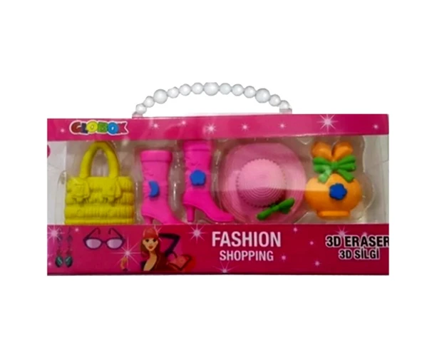 Globox 3D Silgili Çantalı 5 li - 3 adet ürün görseli 1