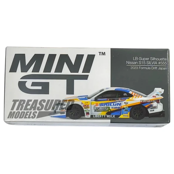 Mini GT 1/64 Nissan LB-Super Silhouette S15 SILVIA 2023 Formula Drift Japan - Resim 2