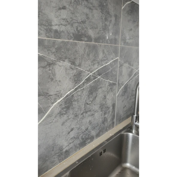 30x30 Antrasit Mermer Desenli Duvar Sticker ürün görseli