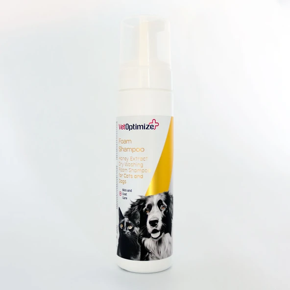 VetOptimize Foam Shampoo (Kedi ve Köpekler İçin Bal Özlü Köpük Şampuan) 200 ML ürün görseli 1