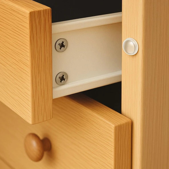 100’lü 10Mm Yapışkanlı Şeffaf Silikon Ses Stoperi Dolap Çekmece Tamponu Koruyucu - Resim 2