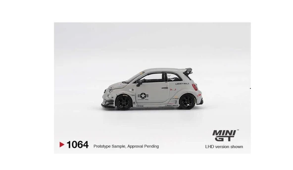 Mini GT 1064 Abarth 595 LB-WORKS x Abas Works Fighters 1/64 Model Araba - Resim 3