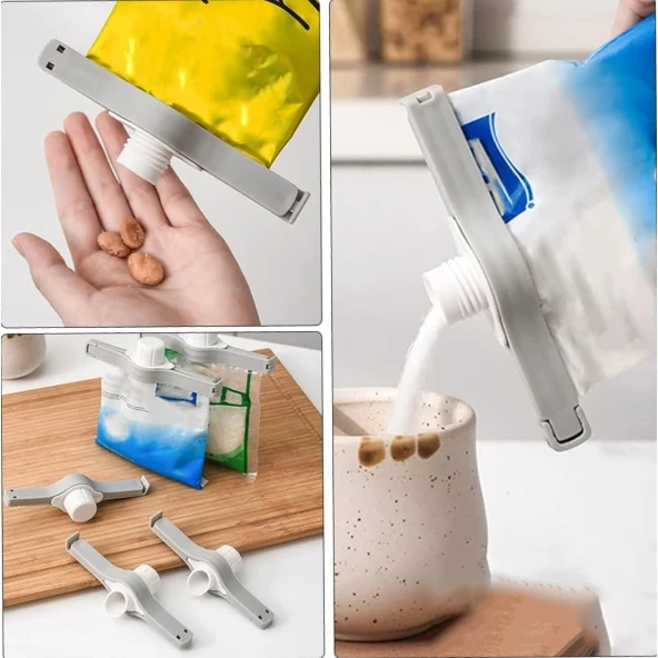 Sızdırmaz Gıda Saklama Klipsi - Resim 5